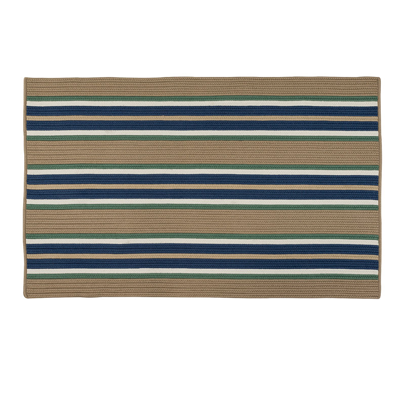 Tapis taupe tressé à la main Madalynn Isle, Rectangle 12 pi x 15 pi