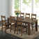 Tiernagh Rectangular Solid Wood Dining Set Distressed Finish