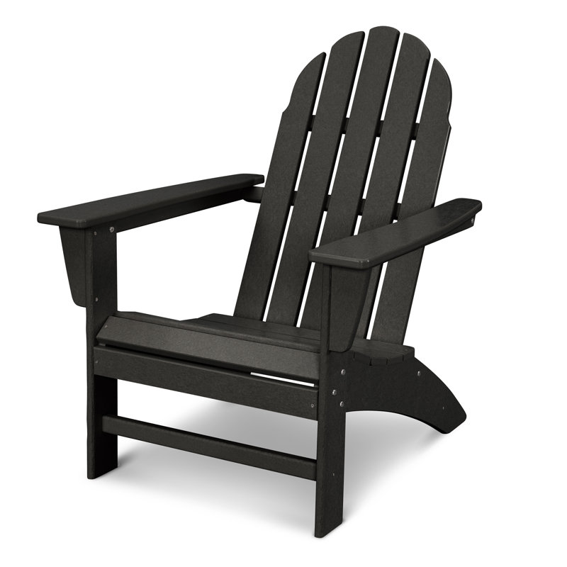 Chaise Adirondack Vineyard de POLYWOOD, Noir