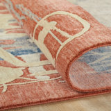 Studio Glyphs by Katie Merz Terracotta Field Wool Handcrafted Area Rug