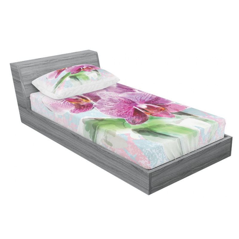 Microfiber Sheet Set, Twin Sheet Set with Fitted Sheet