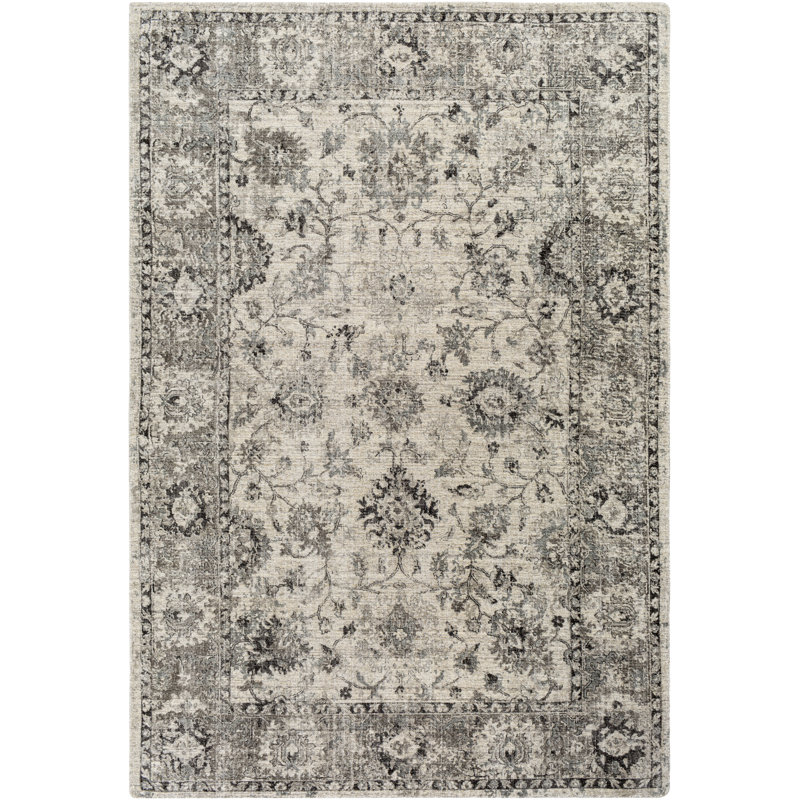 Oriental Indoor Rug, Rectangle  6' x 9'