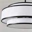 23.78" Modern 5-light Dimmable Drum Chandelier-205390080
