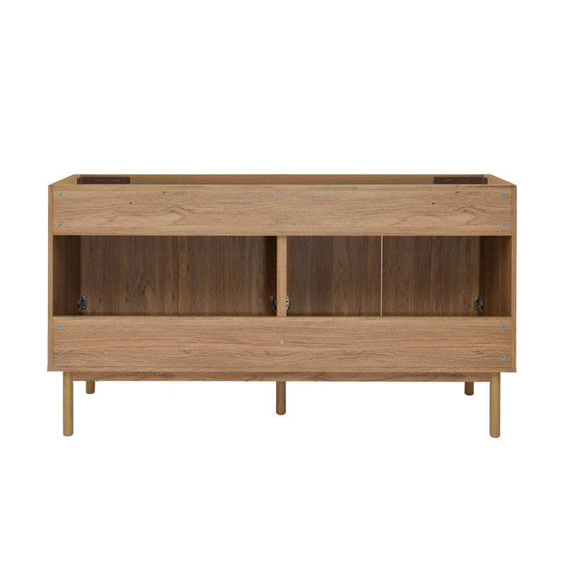 Classe 60" Oak Double Freestanding Bathroom Vanity