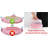 Portable Cake Carrier with Handle, Round Cupcake Holder with Lid-1838593653