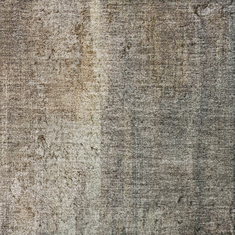 Tapis à poil long de qualité supérieure lavable à la machine ADS567, Taupe, 8' Round