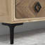 Ensemble de meubles de salon moderne, finition chêne, comprend un meuble télé (70,9 x 20,5 x 13,8 po), 2 tablettes murales (10,8 x 33,1 x 7,9 po), une table basse (41,3 x 13,6 x 23,6 po) | Panneau de particules enduit 100% mélamine, design élégant et fonctionnel-866757485