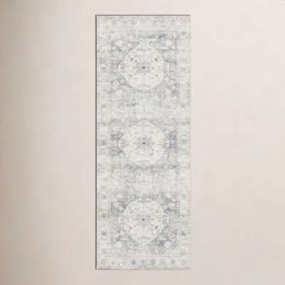 Sera Denim Fog Oriental Rug