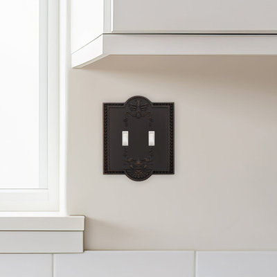 Meadows 2-Gang Toggle Wall Plate