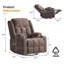 Fauteuil inclinable électrique berçant Red Rock-285194891