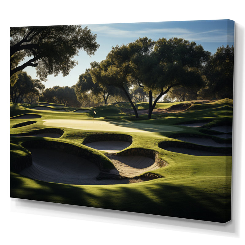 Golf Precision Putt I - Imprimé, Toile tendue, H 24 po x l 32 po x P 1 po