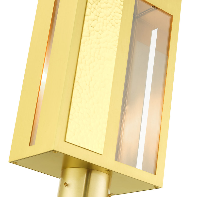 Gandhi Transparent Lantern Head, Satin Brass