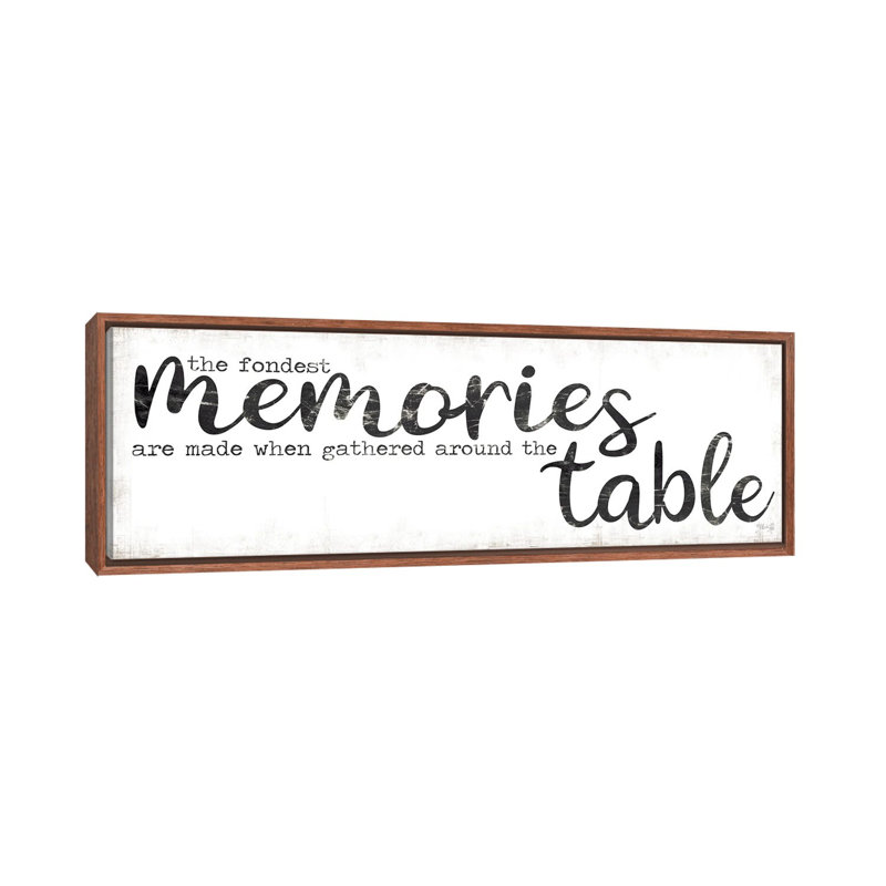 The Fondest Memories by Marla Rae - Panoramic Print on Canvas, 121.92 cm H x 40.64 cm W, Brown Floater Frame
