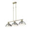 Luminaire suspendu linéaire 3 lumières Laramy-107150101-107150102