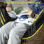 Chaise de patio avec hamac et support-58331241