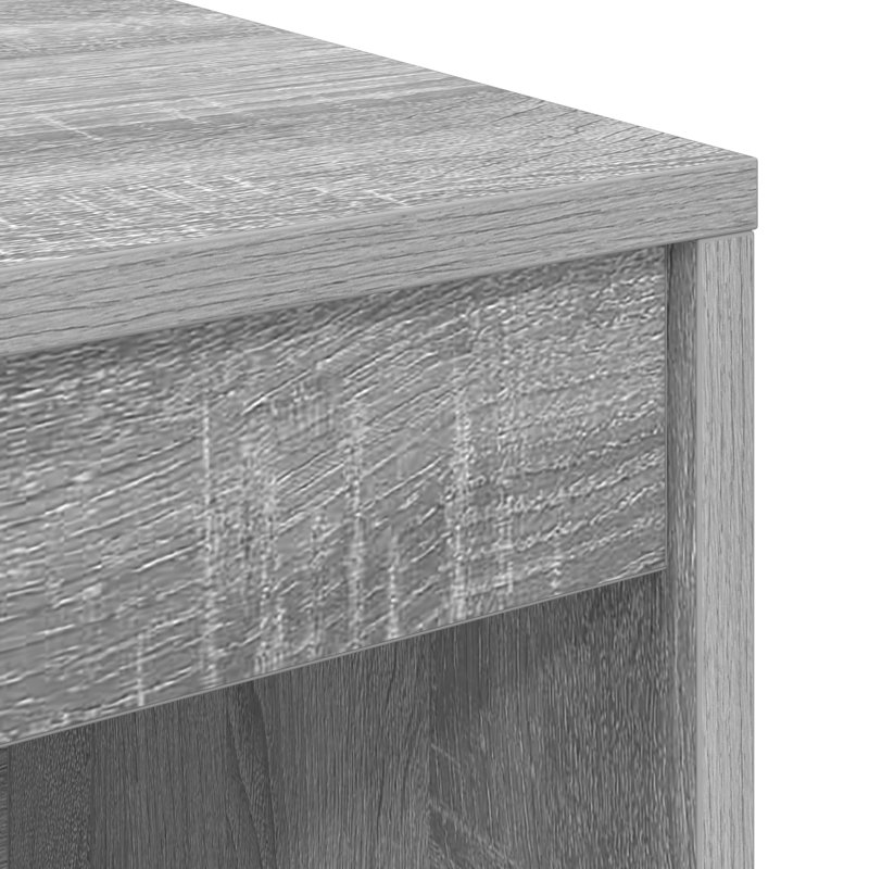 Writing Desk Particle Board 76 Cm, Grey Sonoma, 76cm H x 80cm W x 40cm D