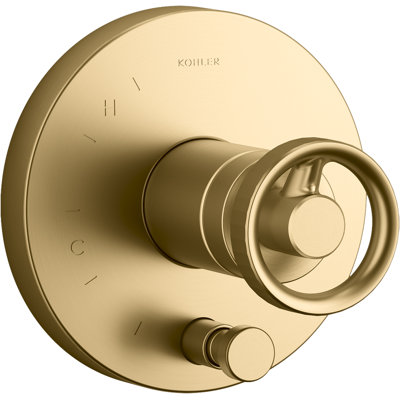 Components Rite-Temp Shower Valve Trim with Diverter and Industrial Handle
