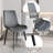 Dining Chairs Faux Leather for Kitchen Dining Room, Comfortable Mid Century Modern Chair with Metal Legs, Upholstered Side Chair for Livingroom-968941177-1001225520