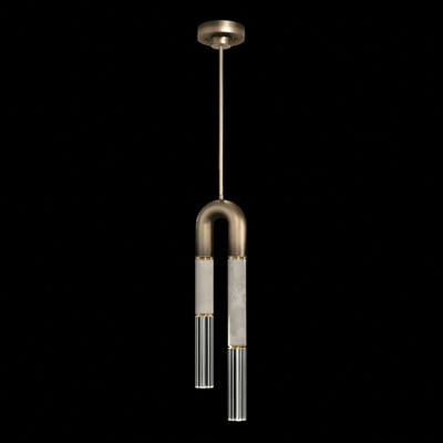 Luminaire suspendu rond 7 po Antonia