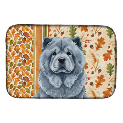 Tapis de séchage Blue Chow Chow Heirloom