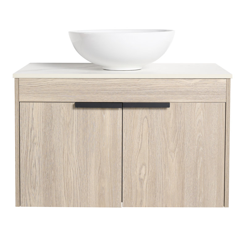 Meuble-lavabo à fixation flottante avec lavabo Nysean
