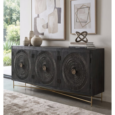 Buffet en bois massif 95 po Aarohi