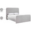 Lit tapissier en tissu texturé Fira Daliah-2003679748-2003679744