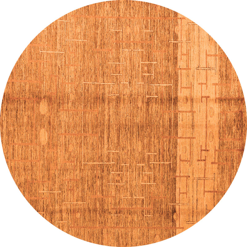 Moringiello Abstract Indoor Rug, Round 6'