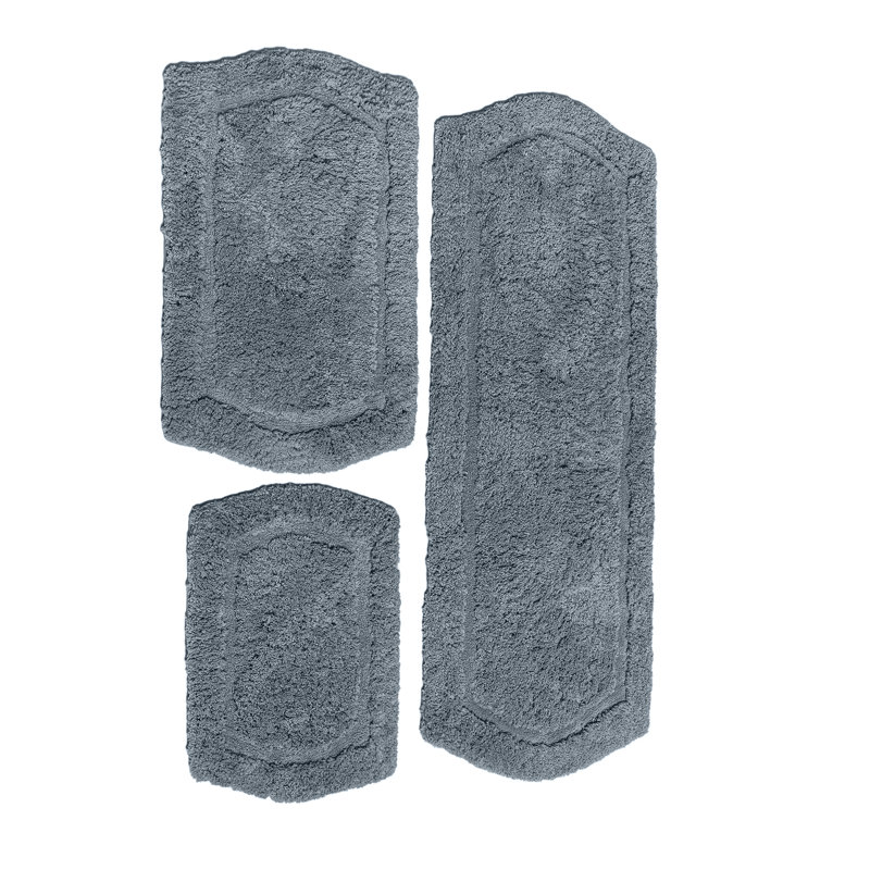 Florac Non-Slip Bath Rug, Charcoal