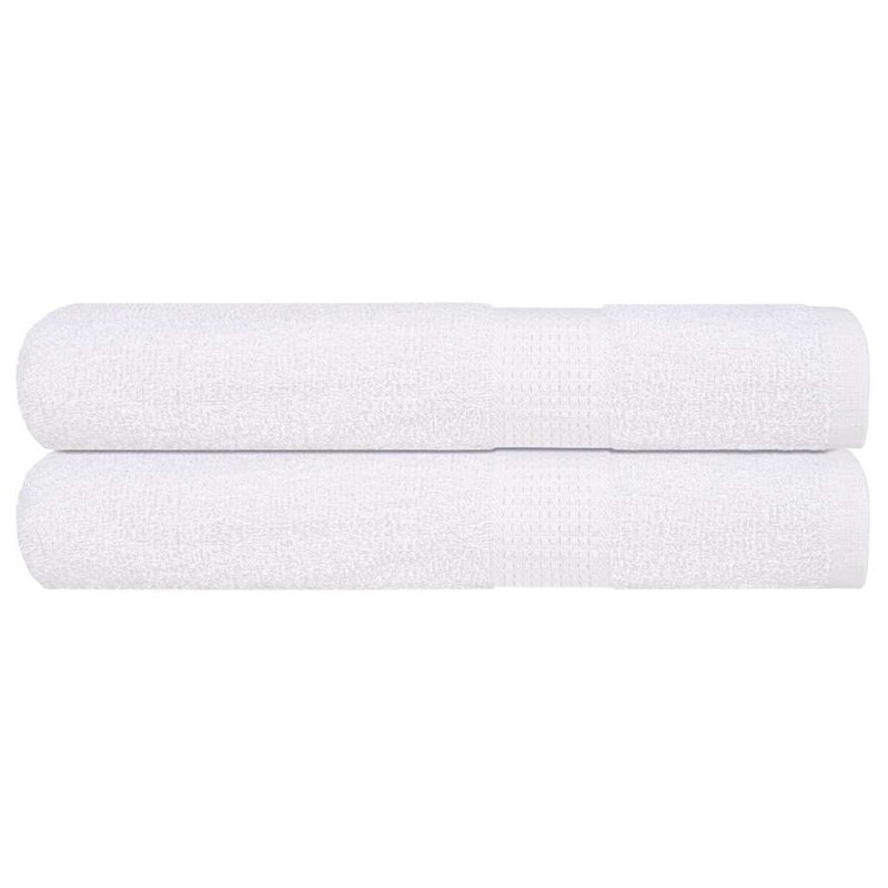 Avdie 100% Cotton Beach Towel, White