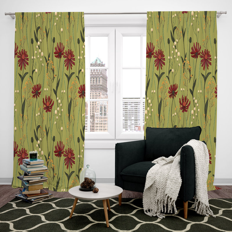 Paire de rideaux obscurcissant en polyester Buckhorn, L 20 po x L 52 po