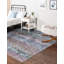 Tapis oriental gris / bleu Ashington-779346967