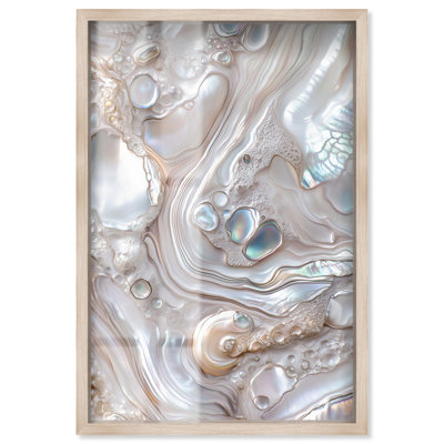 Décoration murale géodésique «Fluid Preciousness II» par Art Remedy