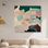 «Brushed Beauty II», art mural vert sur toile par Art Remedy