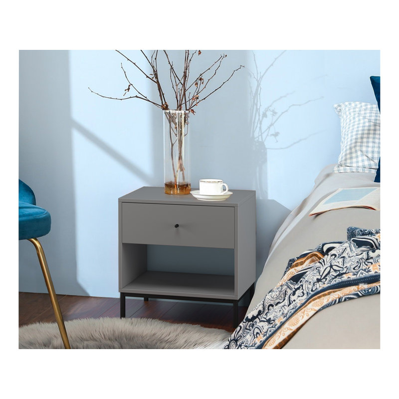 Ivelisse 50cm W Bedside Table