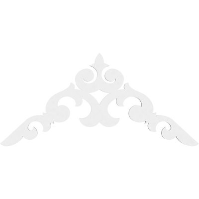 Kendall Signature Urethane Gable Pediment, Primed Tan