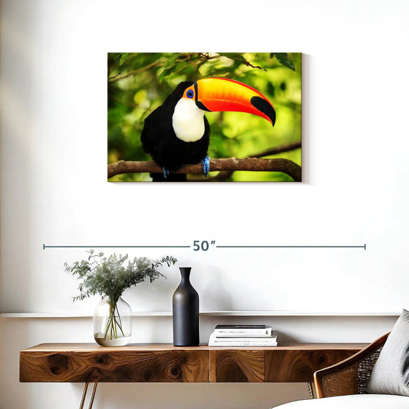 Brampt Toco Toucan, 20" H x 30" W