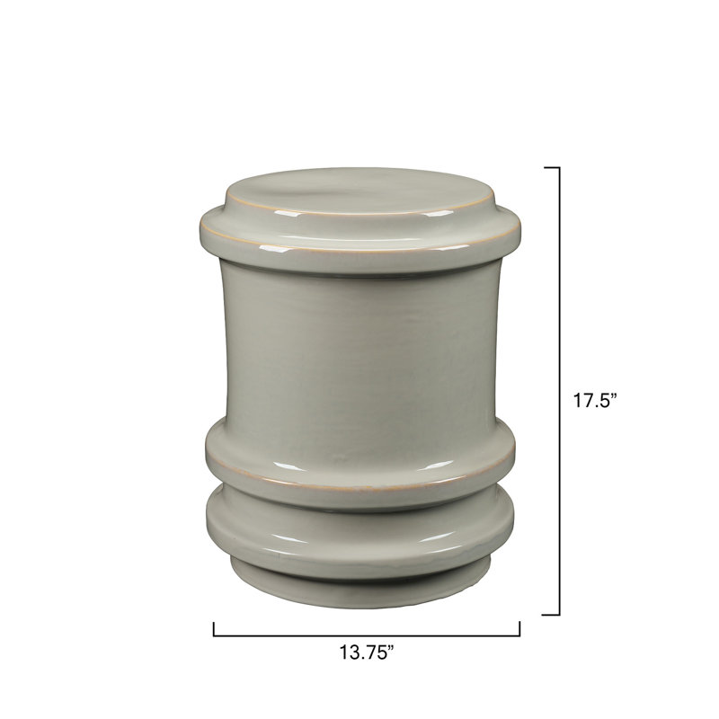 Reglet Accent Stool, White