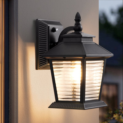 Lanterne murale d'extérieur 12,4 "Dusk to Dawn