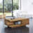 Coffee Tek Coffee Table with Magazine Rack