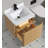 Bueche 24" Single Floating Bathroom Vanity With Engineered Quartz Top