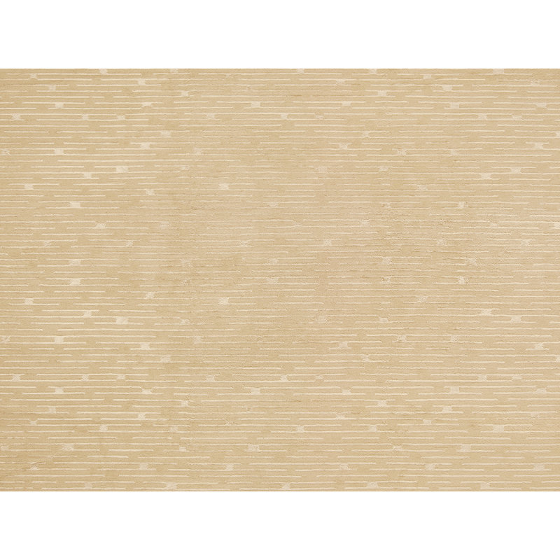 Abstract Area Rug in Beige/Ivory, Rectangle 8' x 10'