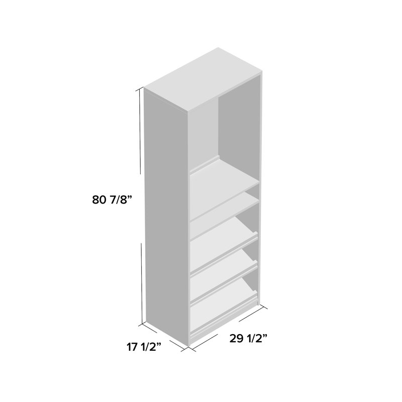 Osterman 29.5'' Closet System, Bark Gray