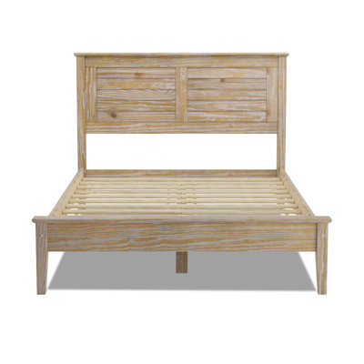 Greenport Solid Wood Louvered Bed