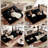 4 - Piece No Assembly Required Upholstery Boneless Sofa, Free Combination Cloud Sectional Couch with L-Shape Chaise, Deep Seat Modular Sofa for Living Room Bedroom-167114140