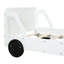 Lit plateforme élégant en forme de voiture avec contreplaqué durable pour chambre d'enfant