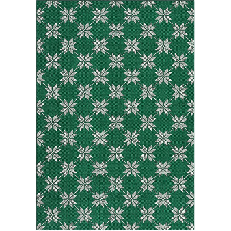 Christmas Eve Foldable Carpet - 2x3ft Thin Low Pile Accent Rug, Rectangle 8'1" x 10'1"