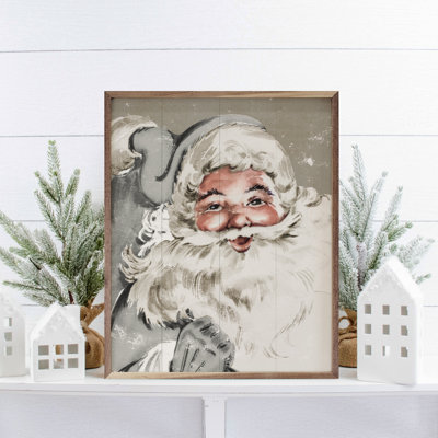 Père Noël en gris