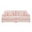 79.3'' Corduroy Comfortable 3 Seater Sofa  With Ottoman-106876918