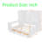Multi-Functional Daybed with Desk, Shelves, Cabinets and Drawers, Space-Saving Bed Frame with Storage, Reversible Layout, Wood Frame for Bedroom, Apartment, Home Office-112651678-112651677